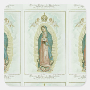 Sticker Carré Notre Dame de la Guadalupe
