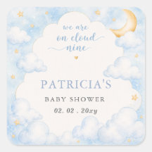 Nous sommes sur Cloud Nine Fête bébé garçon