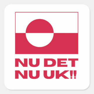 Sticker Carré Nu Det Nu Uk Éloignez l'Amérique