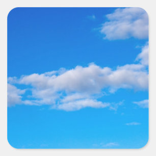 Sticker Carré nuages cumulus au-dessus de l'Antarctique occident
