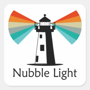 Sticker Carré Nubble Light Maine Arc-en-ciel