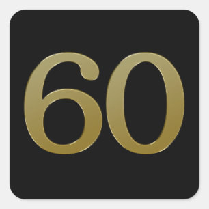 Sticker Carré numéro 60