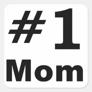 Sticker Carré Numéro une mère