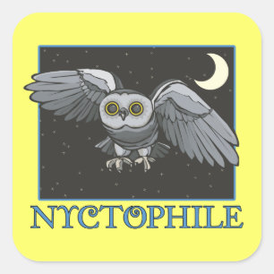 Sticker Carré Nyctophile