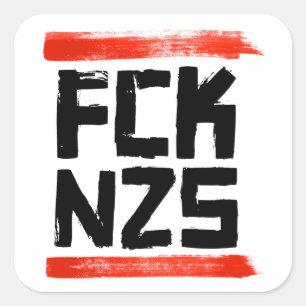 STICKER CARRÉ NZS FCK