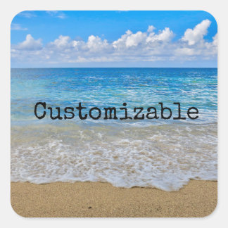 Sticker carré Ocean