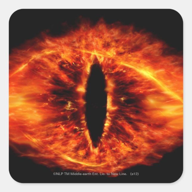 Sticker Carré Oeil de Sauron (Devant)