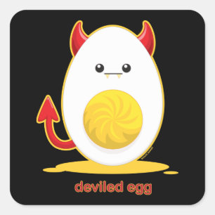 Sticker Carré Oeuf dévoyé