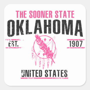 Sticker Carré Oklahoma