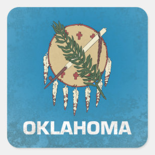 Sticker Carré Oklahoma