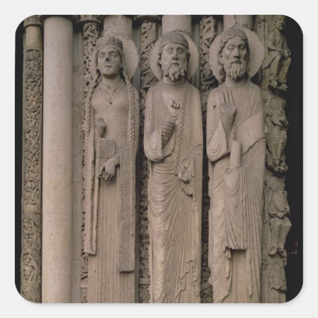 Sticker Carré Old Testament figures, from the north embrasures o (Devant)