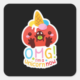 STICKER CARRÉ OMG I