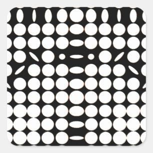Sticker Carré OP -Art #6 à Emporio Moffa