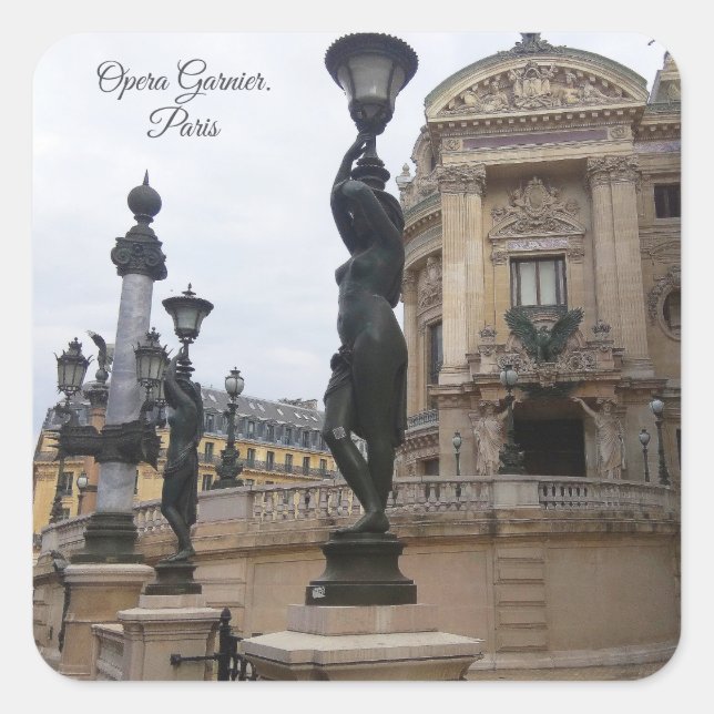 Sticker Carré Opéra du Palais Garnier. Paris. France. (Devant)
