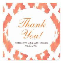 Orange Ikat Merci