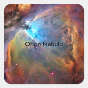 Sticker Carré Orion Nebula Space Galaxy