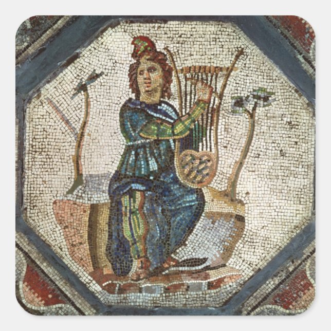 Sticker Carré Orphée Charming Animaux (Devant)