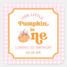 Our Little Pumpkin Girl 1st Birthday Party