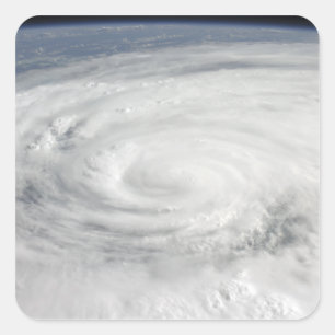 Sticker Carré Ouragan Ike 10