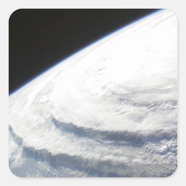 Sticker Carré Ouragan Ike 2 (Devant)