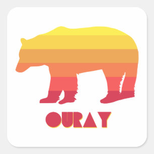 Sticker Carré Ouray Colorado Ouray