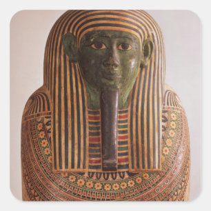 Sticker Carré Outer lid of the sarcophagus of Psametic I (664-61