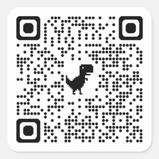 Sticker Carré Outil Code QR avant vente (Devant)