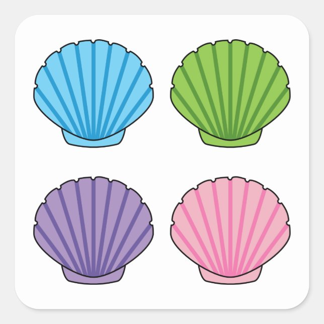 Sticker Carré Pack de Pastel (Devant)