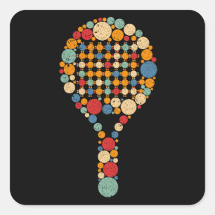 Sticker Carré Paddle Tennis