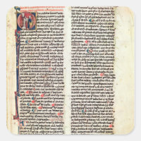 Page de la "Somme de Theologie'