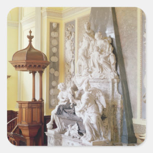 Sticker Carré Palais de Blenheim, la chapelle, c.1705