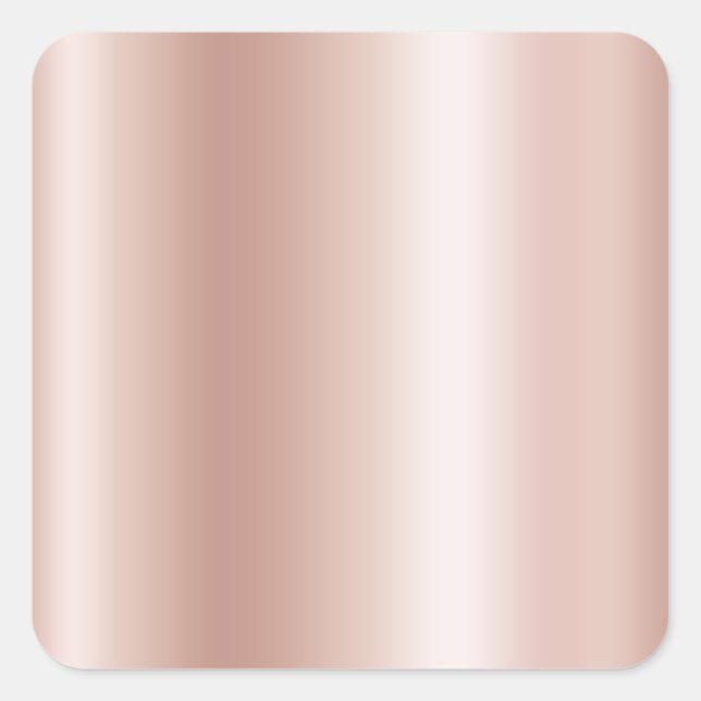 Sticker Carré Pale Rose blanc Ombre à huile (Devant)