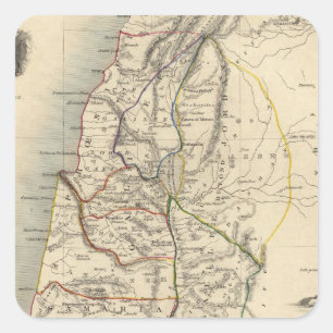 Sticker Carré Palestine antique