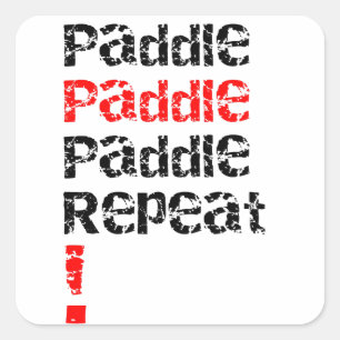 Sticker Carré Palette... Répéter - Stand up paddboard design