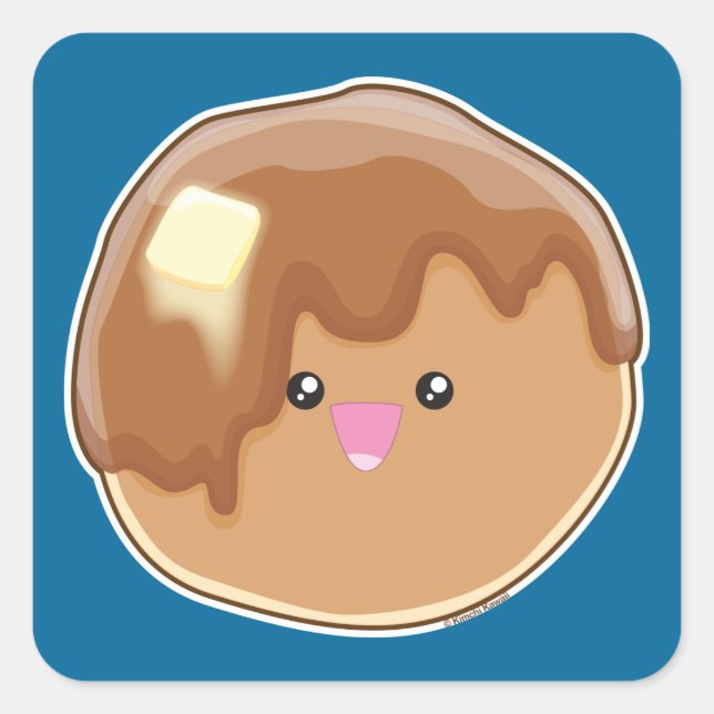 Sticker Carré Pancake ! (Devant)