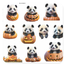 Panda bébé Halloween Personnaliser mignonne