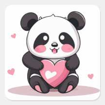 Panda Clipart noir et blanc
