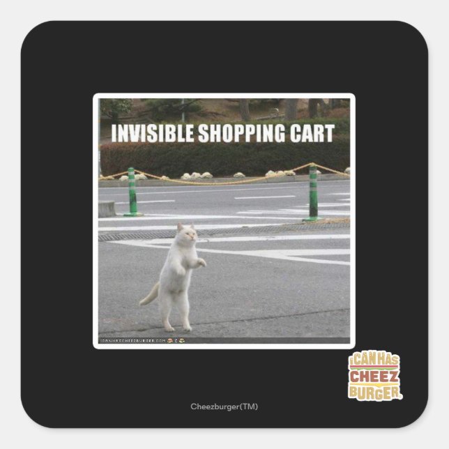 STICKER CARRÉ PANIER INVISIBLE (Devant)