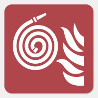 Panneau de sécurité du tuyau d'incendie