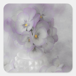 Sticker Carré Pansies souples