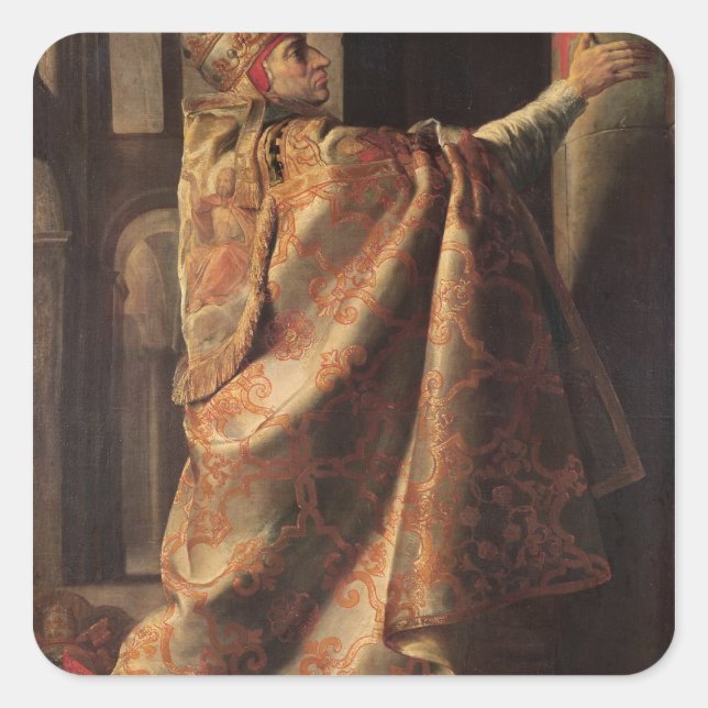 Sticker Carré Pape Urbain II (Devant)