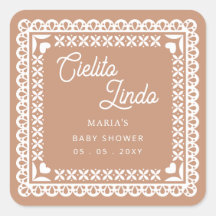 Papier mexicain Picado Cielito Lindo Baby shower