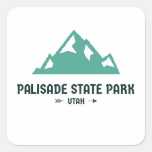 Sticker Carré Parc d'état de Palisade - Utah