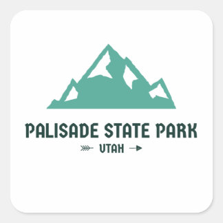 Sticker Carré Parc d'état de Palisade - Utah