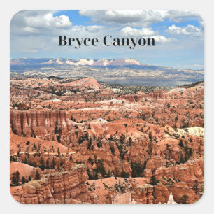 Sticker Carré Parc national de Bryce Canyon, Utah