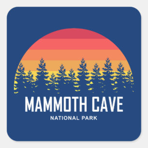 Sticker Carré Parc national de Mammoth Cave