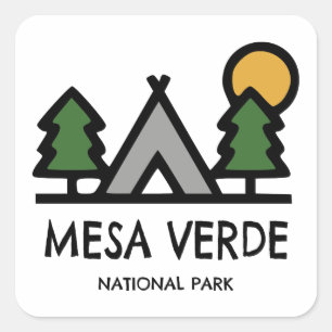 Sticker Carré Parc national de Mesa Verde