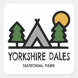 Sticker Carré Parc national de Yorkshire Dales