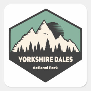 Sticker Carré Parc national de Yorkshire Dales