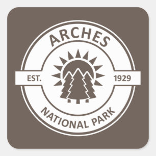 Sticker Carré Parc national des Arches